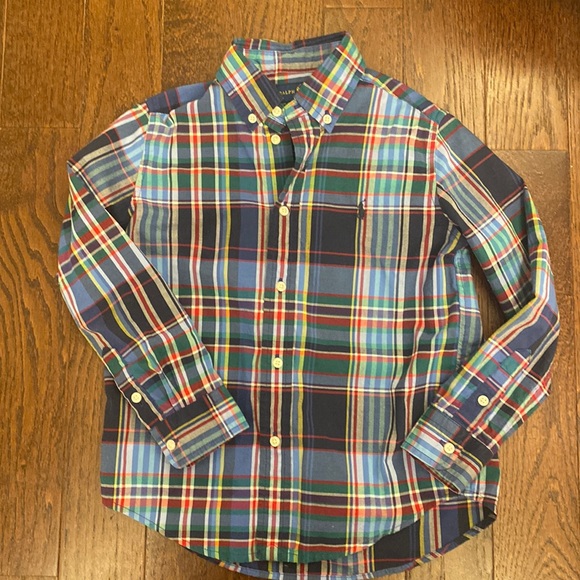 Boy’s Ralph Lauren plaid button down - Picture 1 of 4